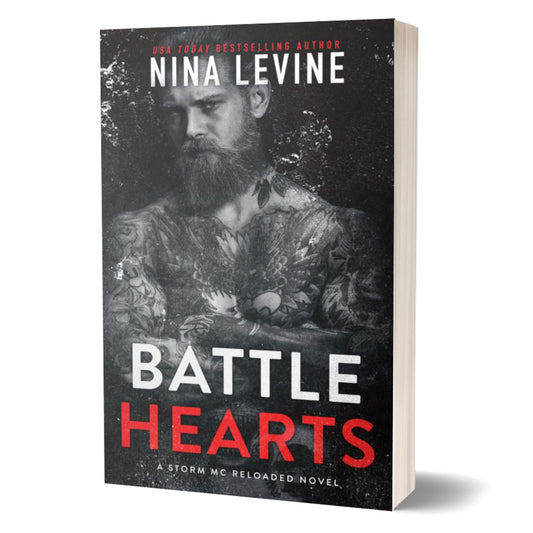 Battle Hearts by Nina Levine, steamy motorcycle club romance
