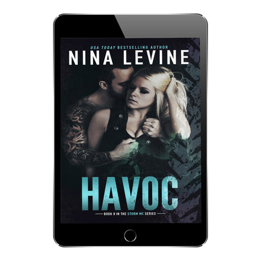 Motorcycle club romance Havoc from the Storm MC Series by Nina Levine