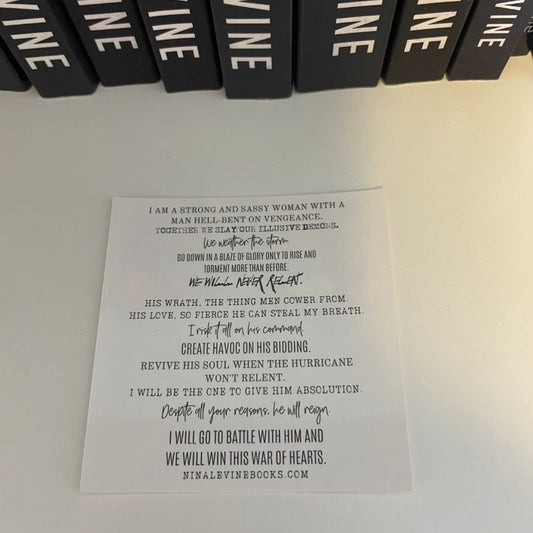Storm MC Book Titles Quote Sticker